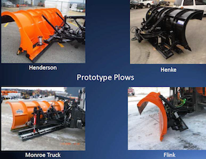 Ice breaking plow options