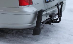 Mobile sensor attached to rear car bumper