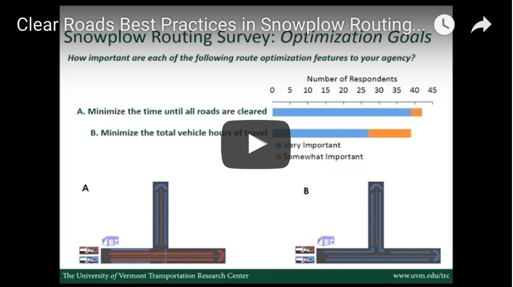 Clear Roads - Snowplow Route Optimization