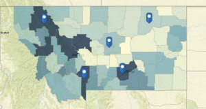 Selected Montana RWIS sites